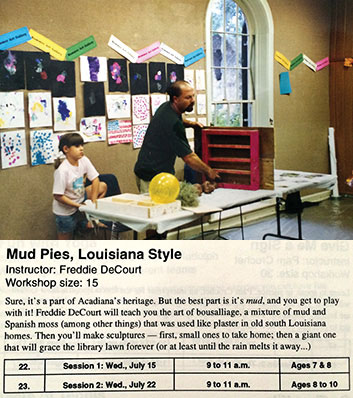 Iberia Parish Library workshops